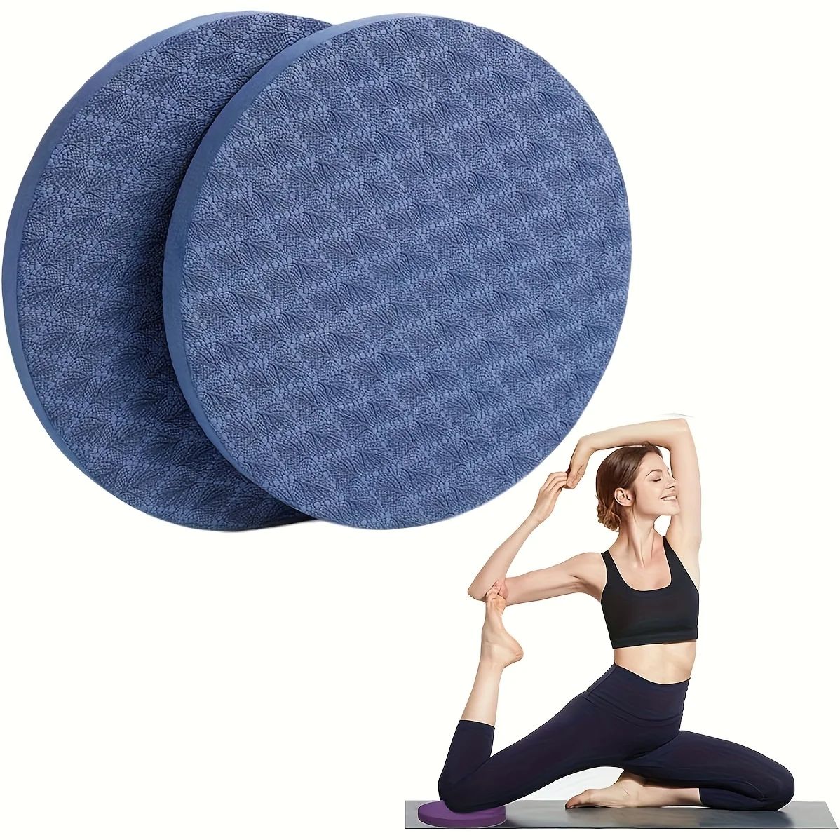 Pilates Yoga Knee Pads - Набор из 2 наколенников для йоги,